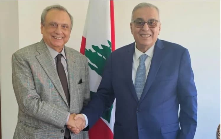 حبيب يتابع مع وزير الخارجية ملف الإسكان وشارع المصارف