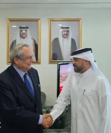حبيب يعرض في الدوحة دعم قطر قروض السكن وإعادة الإعمار
